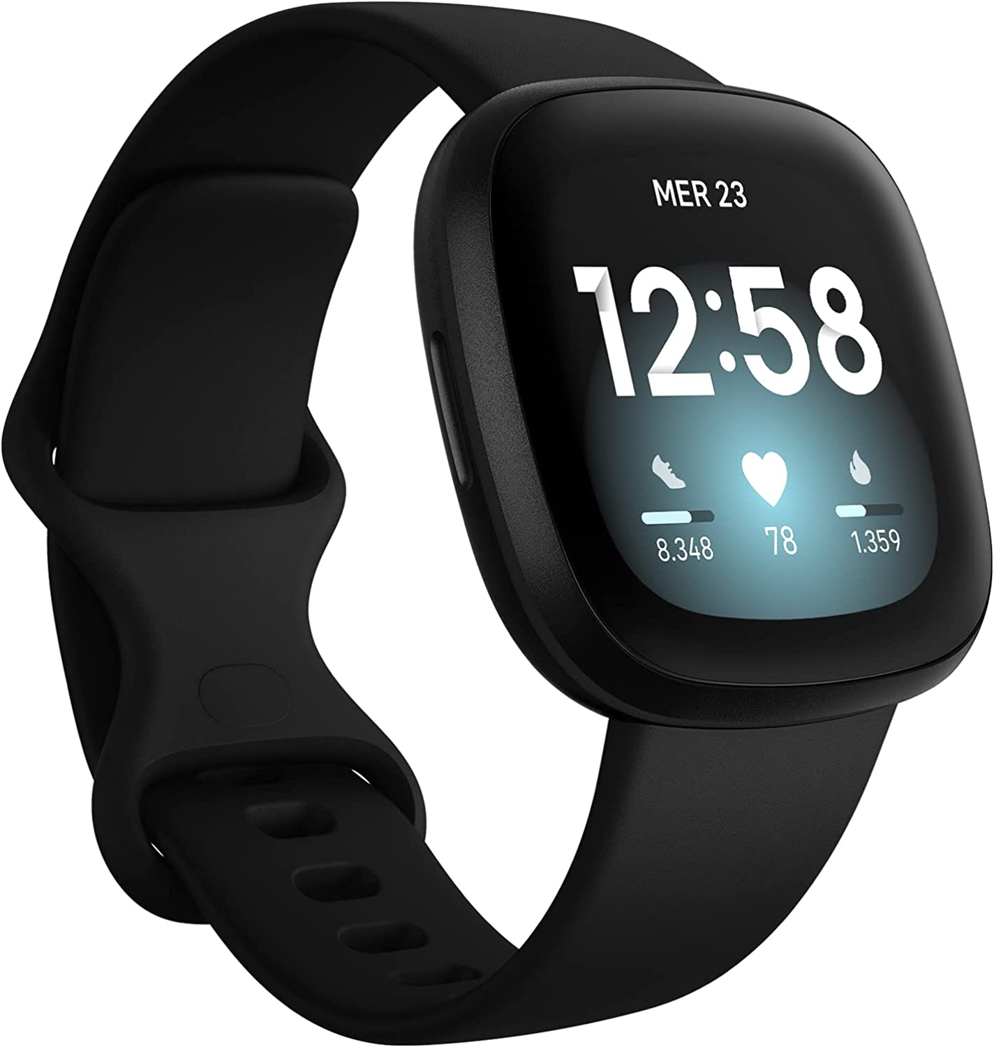 Fitbit Versa 3 - Smartwatch per benessere e forma fisica